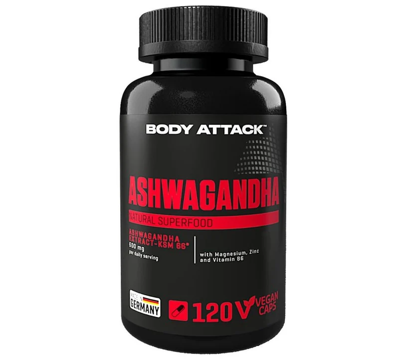 Body Attack - Ashwagandha - 120 Kapseln