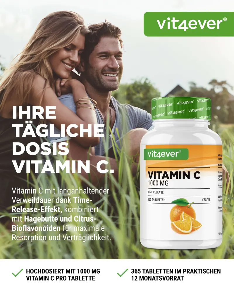 Vitamin C 365 Time Release ( 365 Tabletten a. 1000mg)
