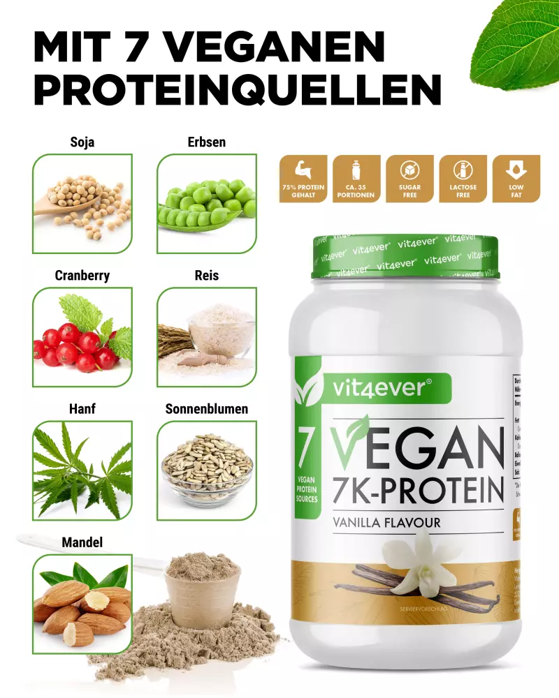 Vegan 7K Protein Vit4Ever (1000g)
