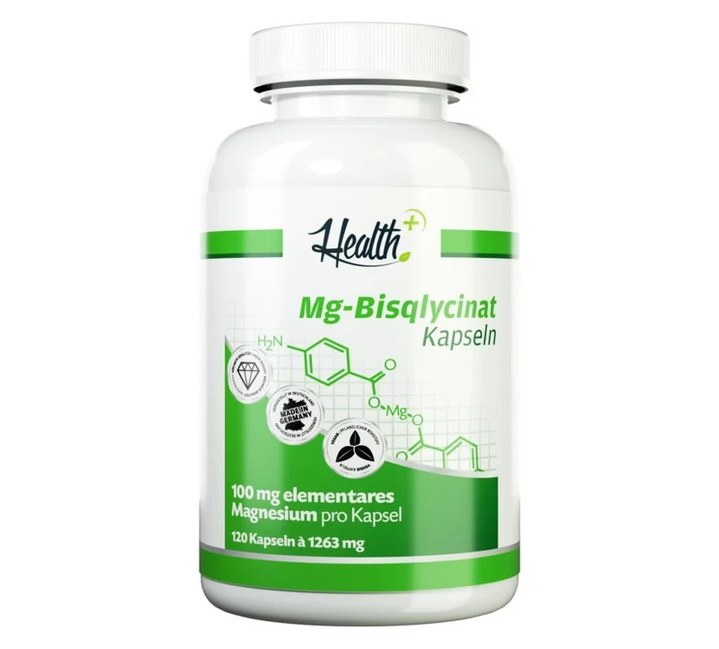 Health+ - Magnesium Bisglycinat - 120 Kapseln