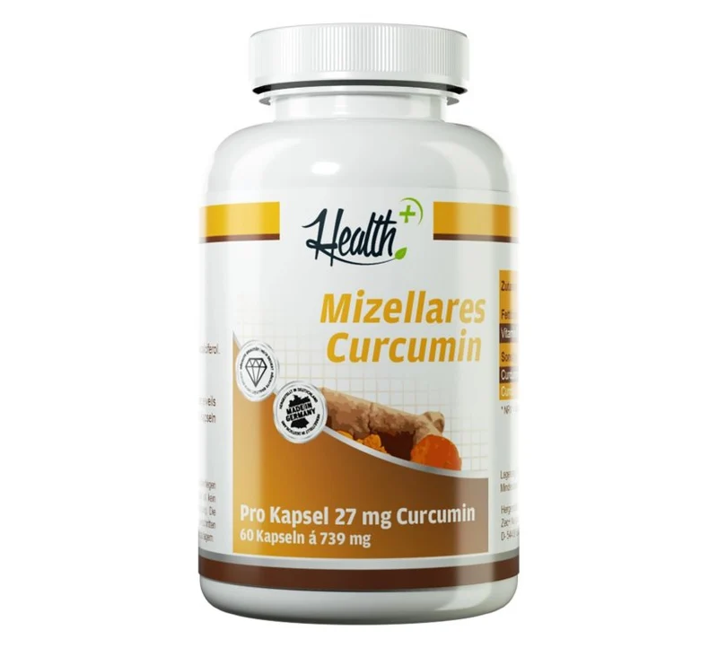 Health+ - Mizellares Curcumin - 60 Kapseln