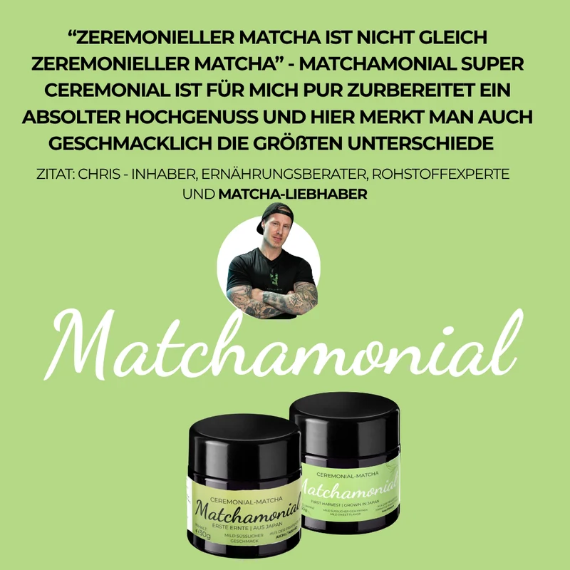 Matchamonial Matcha Pulver "Basic-Ceremonial" 30g
