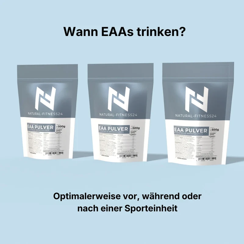 EAA Pulver 500g – Essentielles Aminosäurenpulver mit Geschmack