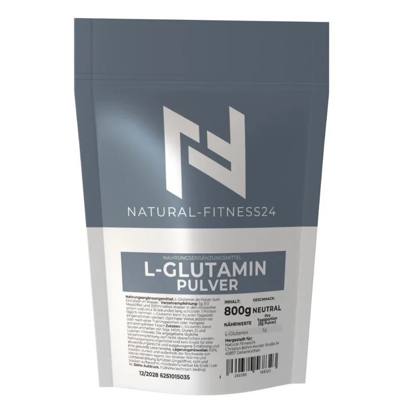 L-Glutamin Pulver 800g – Neutral