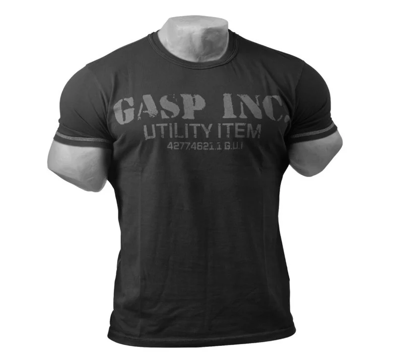 GASP - Basic Utility Tee - T-Shirt schwarz