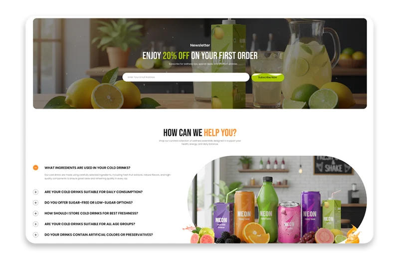 Pulse Food Shopify Theme