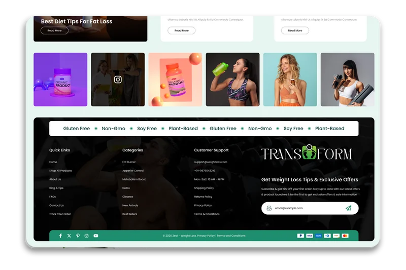 Transform – Weight Loss Shopify Theme