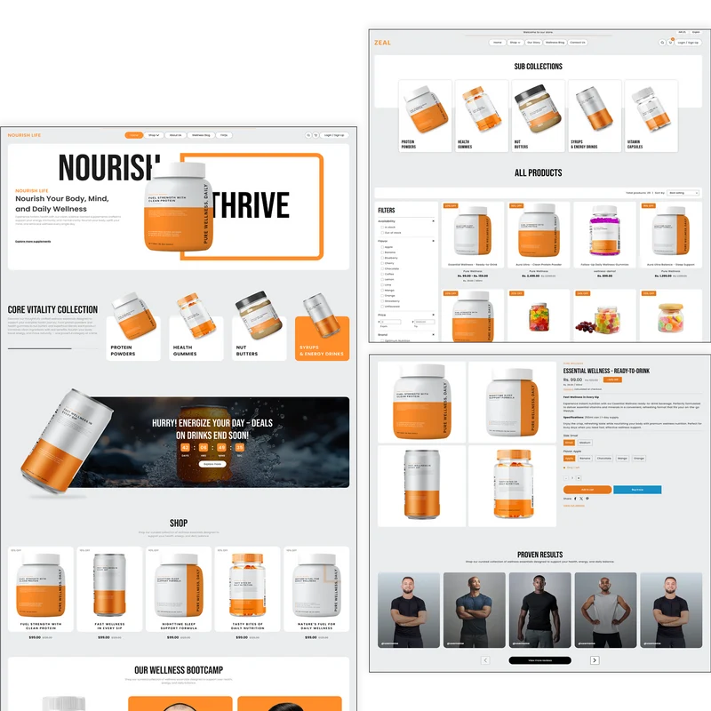 Zeal – Supplement Shopify Theme