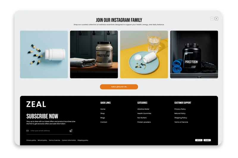 Zeal – Supplement Shopify Theme