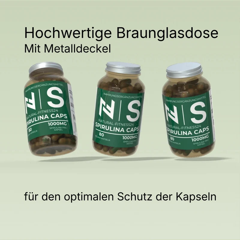 Spirulina Caps - 80 Kapseln à 1000mg
