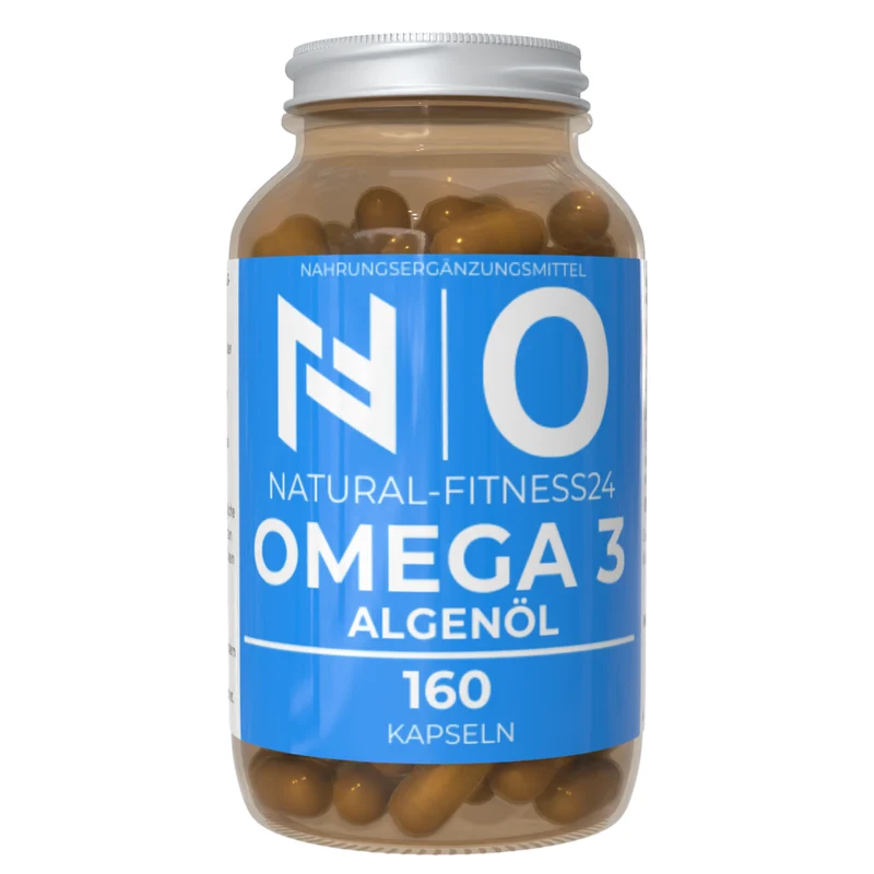 Vegane Omega 3 Kapseln mit Algenöl - 160 Kapseln