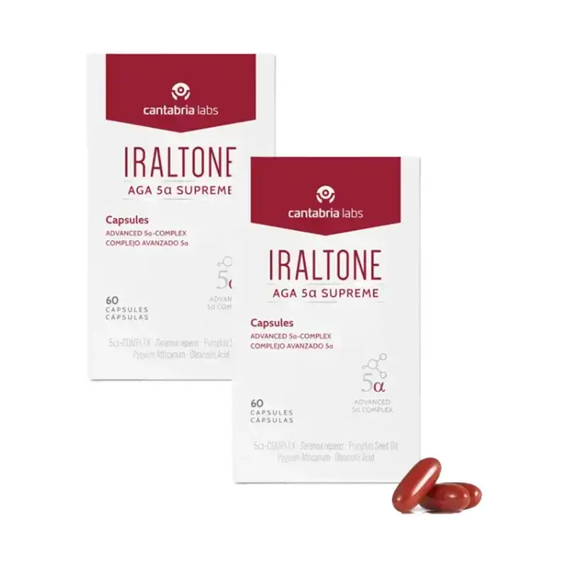 Iraltone Aga 5α Supreme , Pack 2 x 60 capsules