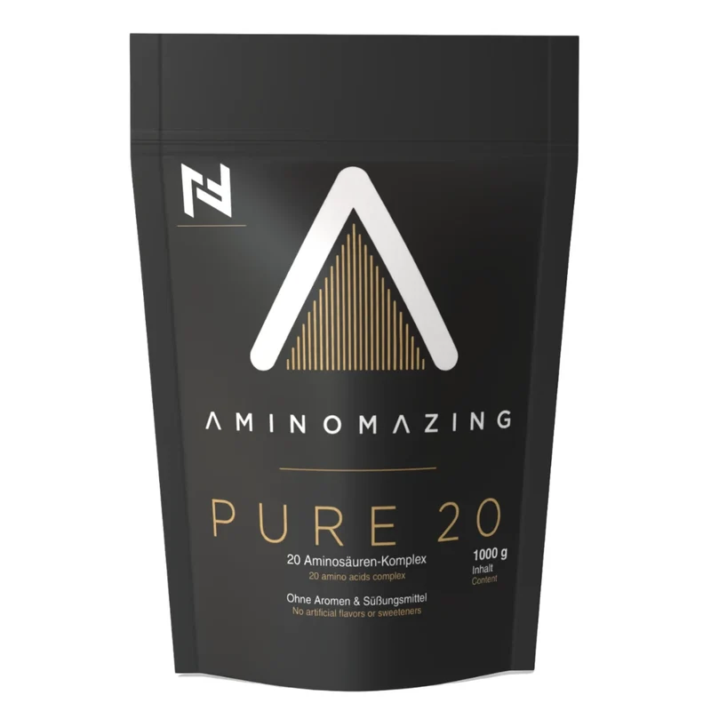 Aminomazing Pure 20 – Alle 20 proteinogenen Aminosäuren Pulver, 1000g