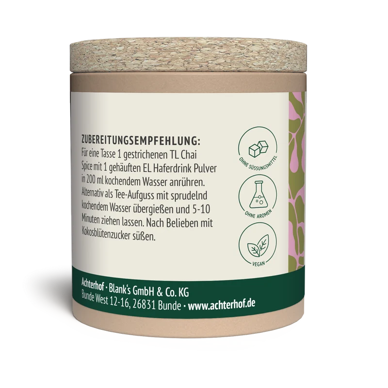 Bio Spicy Chai Gewürzmischung - zuckerfrei (40g)