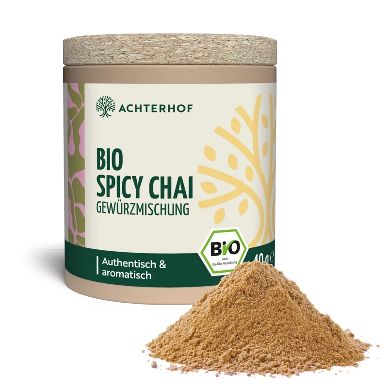 Bio Spicy Chai Gewürzmischung - zuckerfrei (40g)