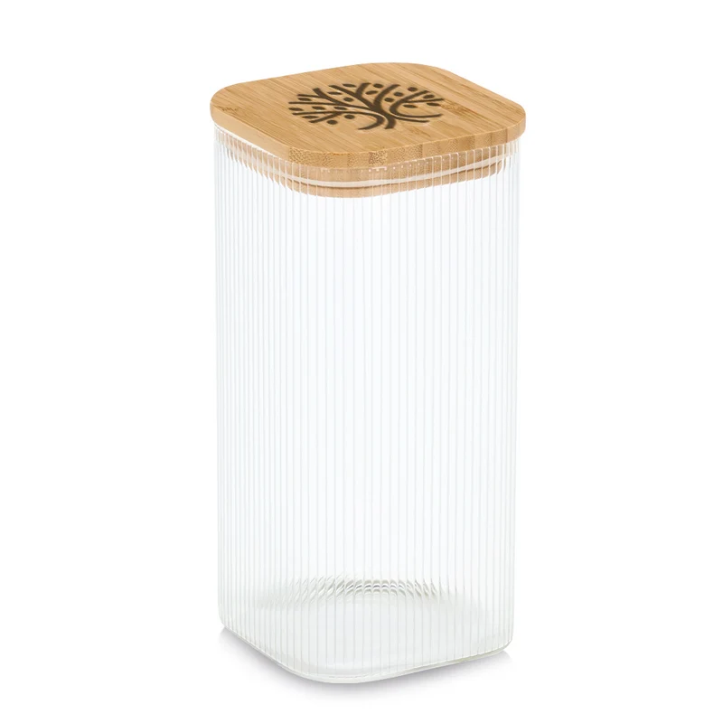 Vorratsglas mit Bambusdeckel (1500ml)