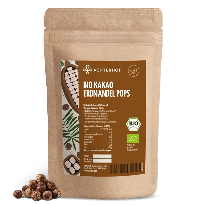 Bio Kakao Erdmandel Pops (250g)