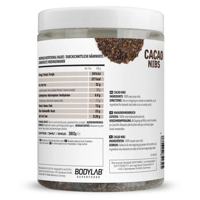Cacao Nibs (360g)