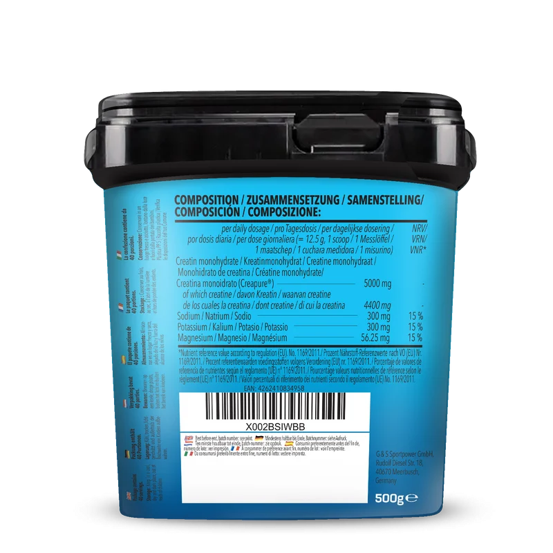 Electrolytes + Creatine Drink (500g)