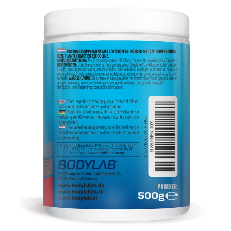 2 x Alpha Storm - OXYSTORM® Pre Workout Blood Orange (je 500g)