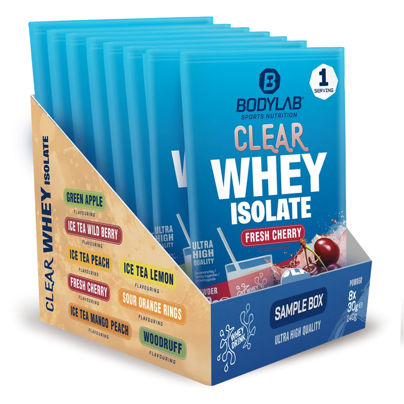 Clear Whey Isolate Probierbox (8 Proben je 30g)