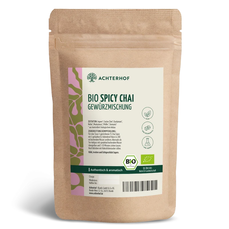 Bio Chai Spice Gewürzmischung – zuckerfrei (250g)