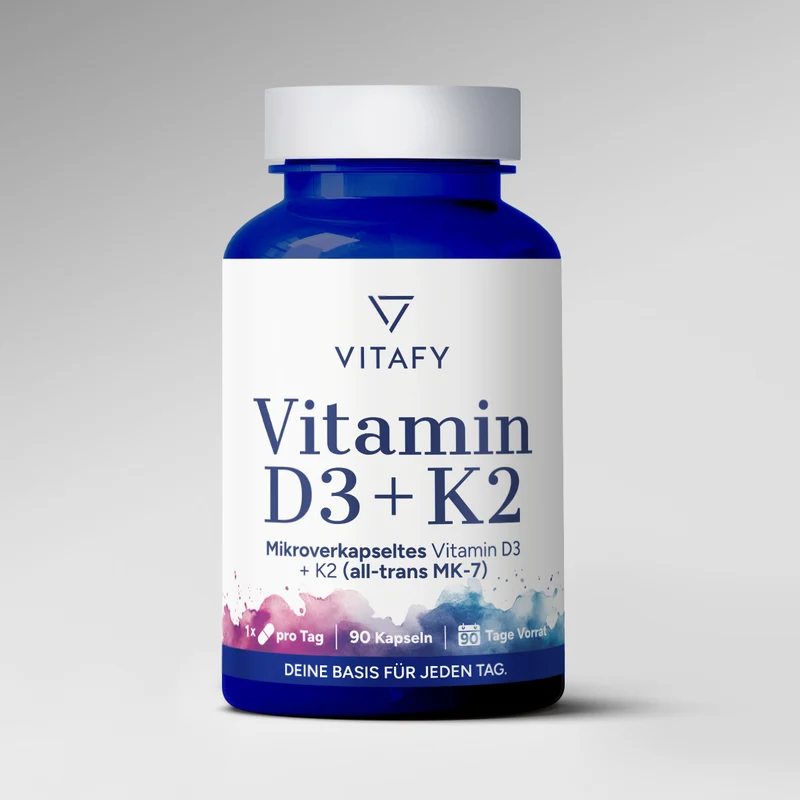 Vitamin D3+K2 (90 Kapseln)