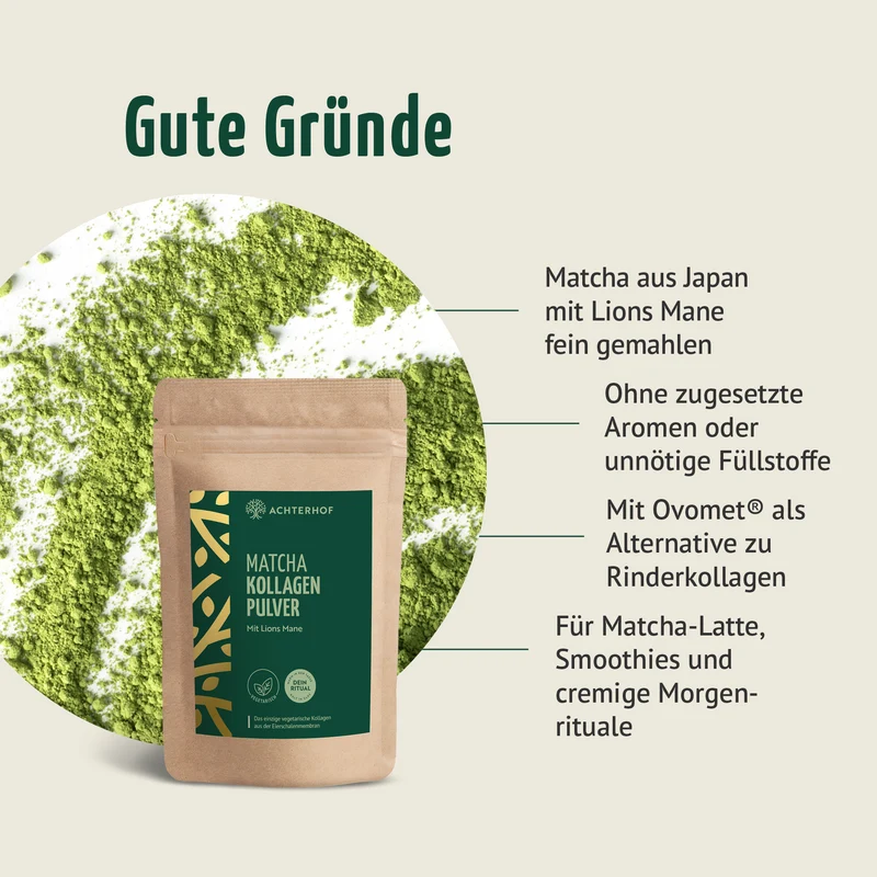 Matcha Kollagen Pulver (100g)