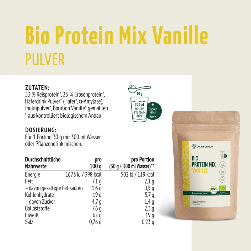 Bio Protein Mix Vanille (250g)