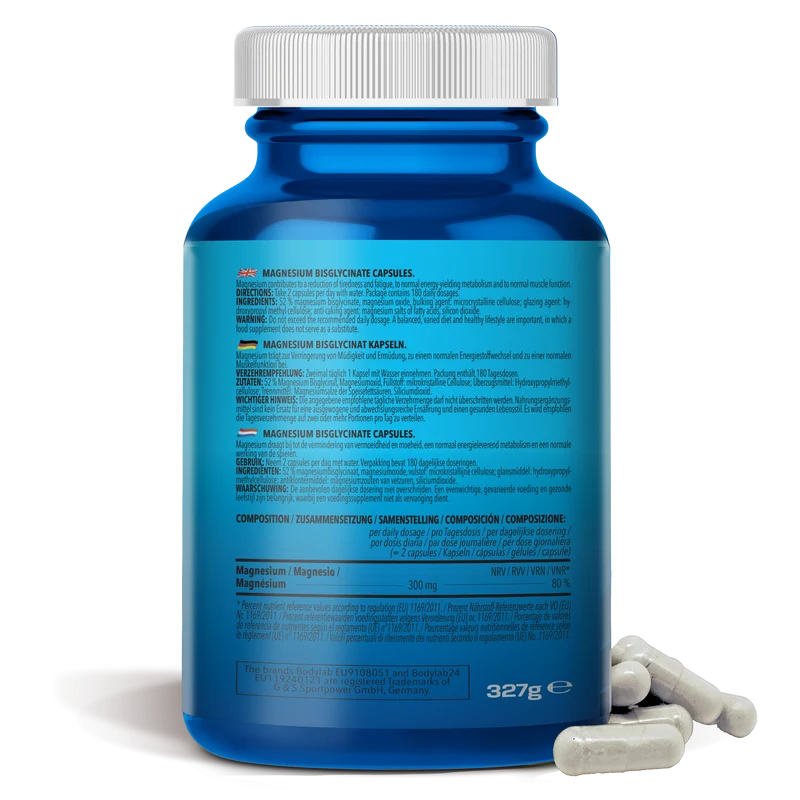 Magnesium Bisglycinate (360 Kapseln)