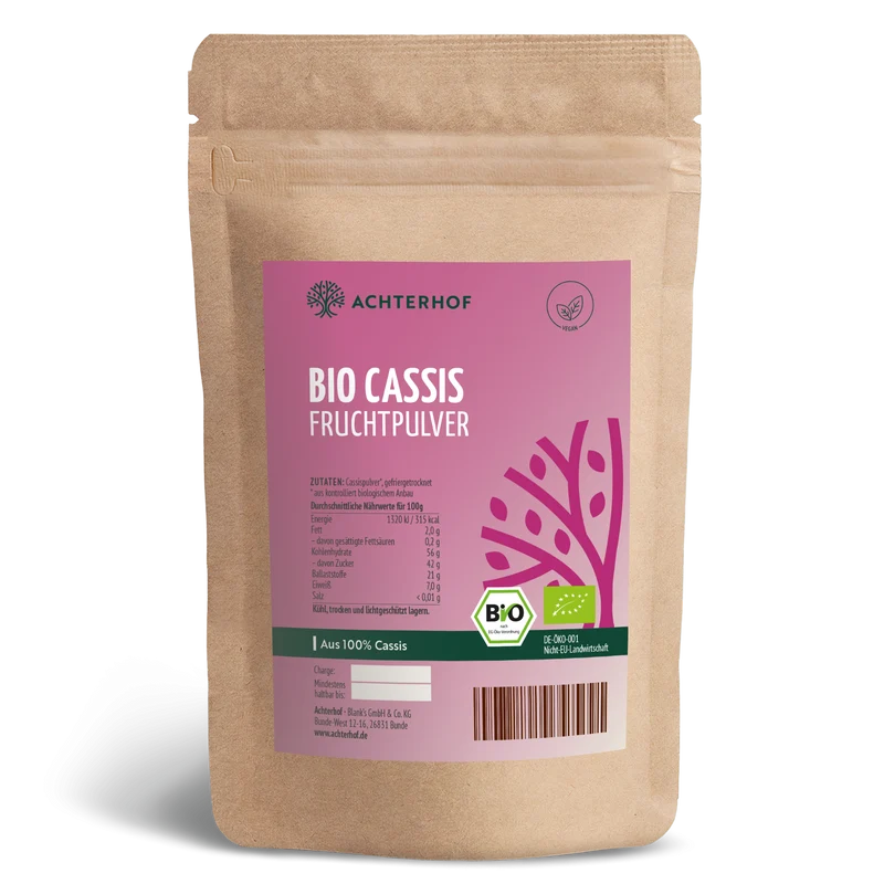 Bio Cassis Fruchtpulver (250g)