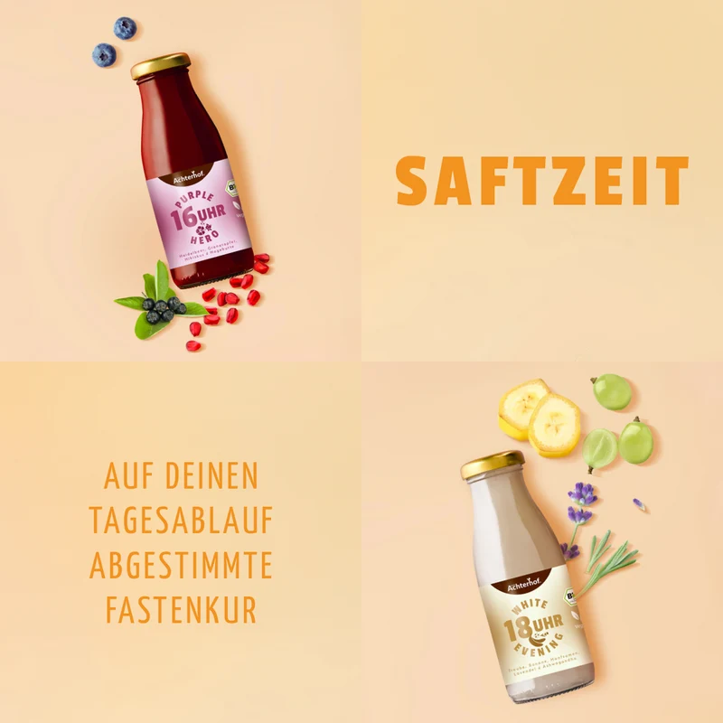 Fastendrinks 18 Flaschen Kräuterwunder Bio (3-Tageskur)