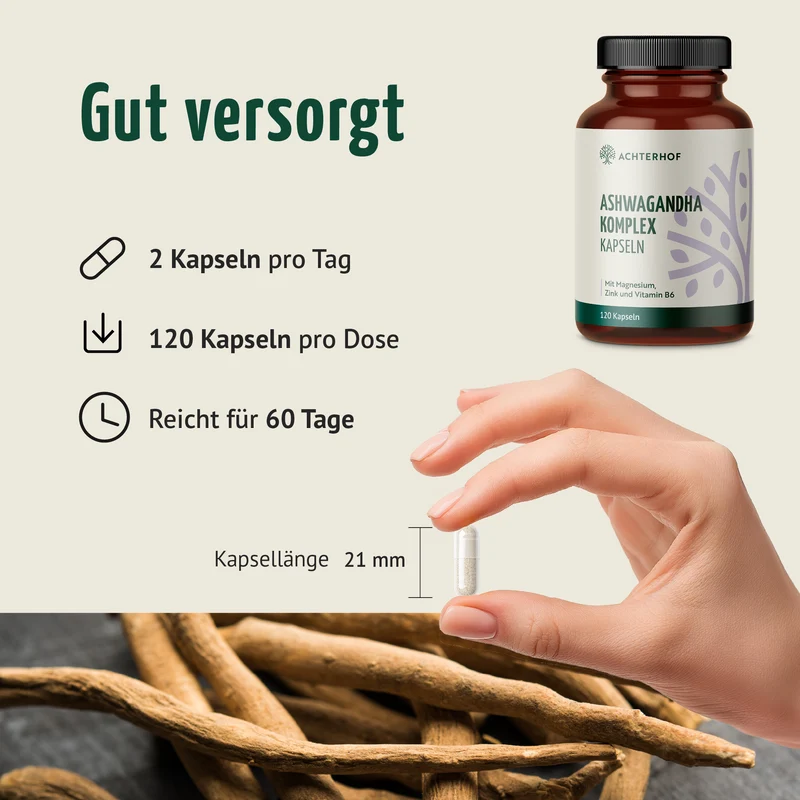 Ashwagandha Komplex (120 Kapseln)