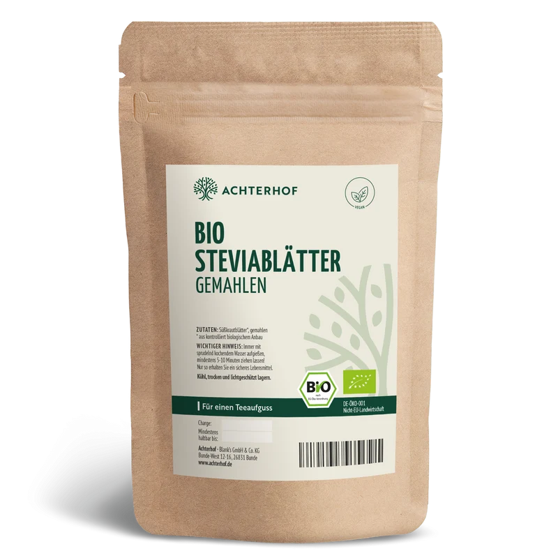 Bio Steviablätter gemahlen (100g)