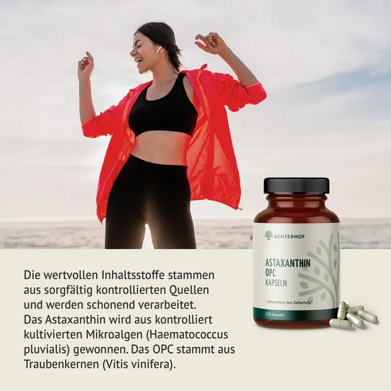 Astaxanthin OPC Zellschutz Kapseln (120 Kapseln)