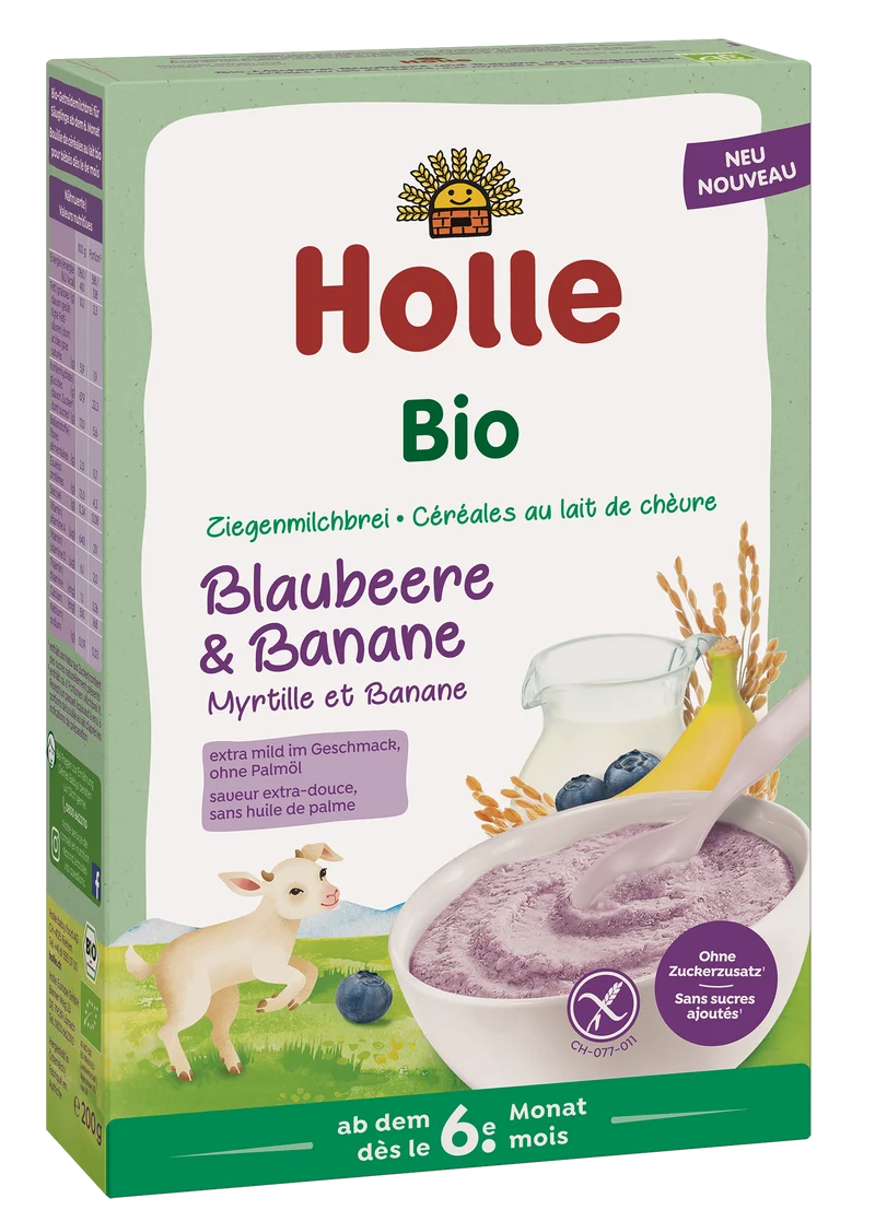 Bio-Milchbrei aus Ziegenmilch ab dem 6. Monat (8x200g)