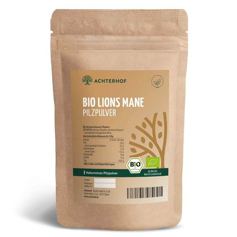 Bio Lions Mane Pilzpulver (100g)