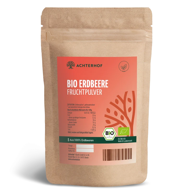 Bio Erdbeere Fruchtpulver (100g)