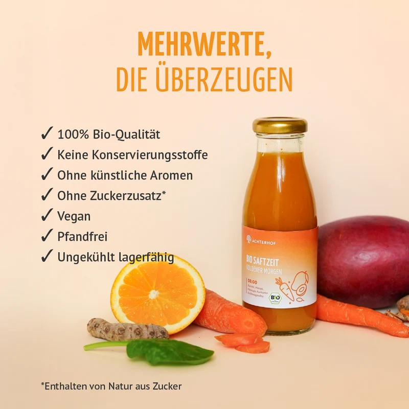 Saftzeit Bio Fastenkur 7 Tage (42 Flaschen)