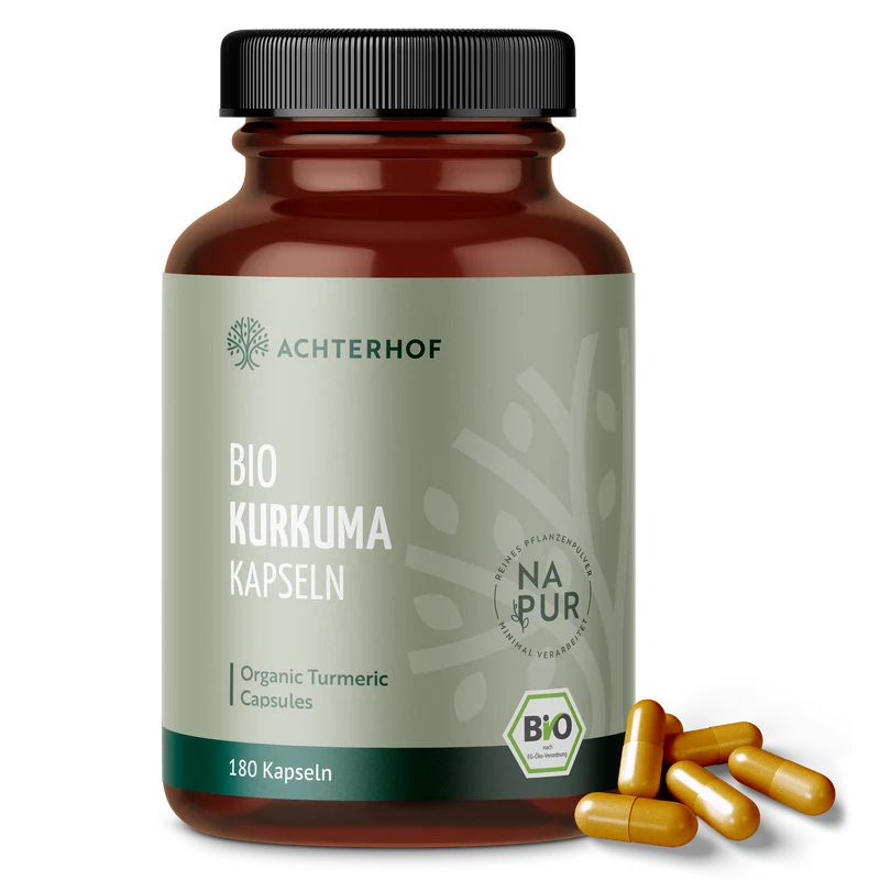Kurkuma Kapseln Bio (180 Kapseln)