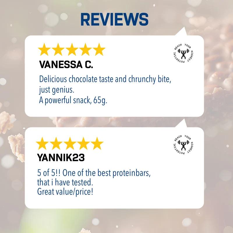 3 x Crunchy Protein Bar Deluxe (je 12x65g)