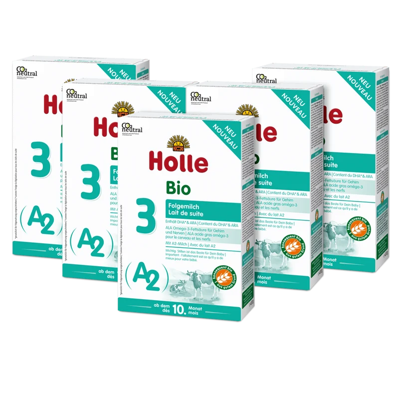 6er Pack A2 Bio-Folgemilch 3 ab dem 10. Monat (400g)