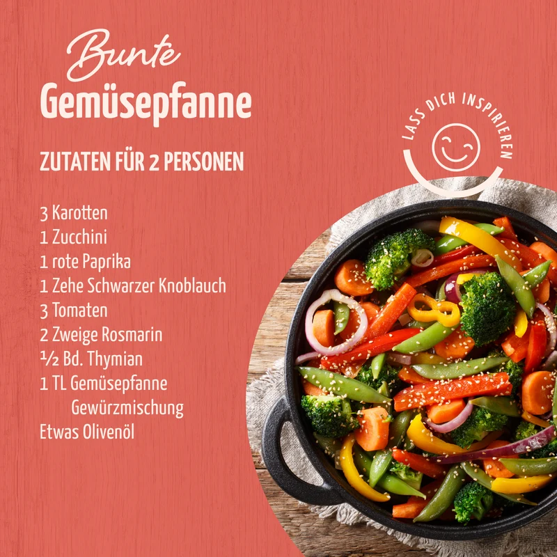 Gemüsepfanne Gewürzmischung (100g)