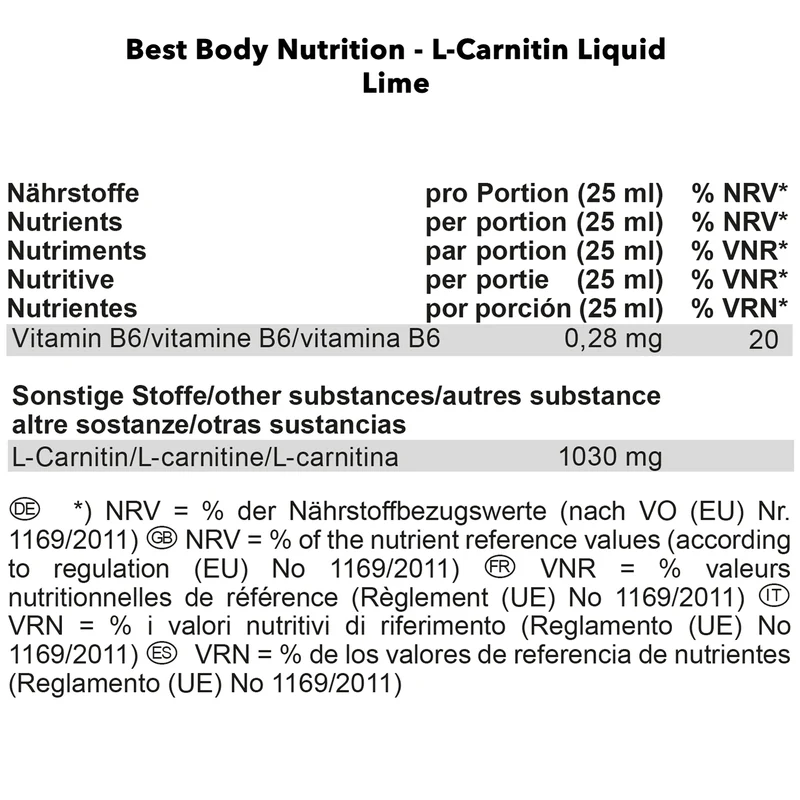 L-Carnitin Liquid (1000ml)