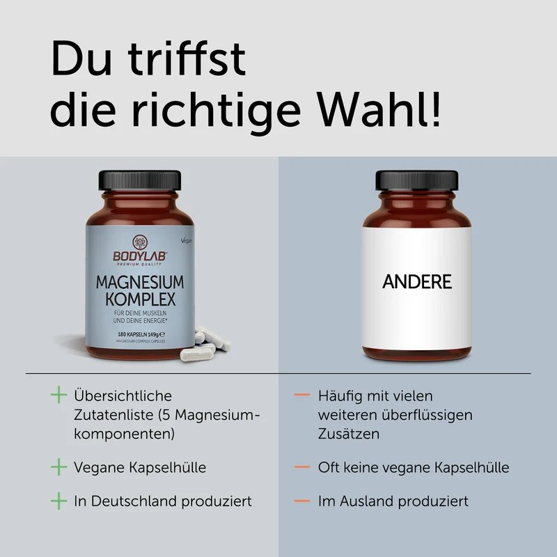 Magnesium Komplex (180 Kapseln)