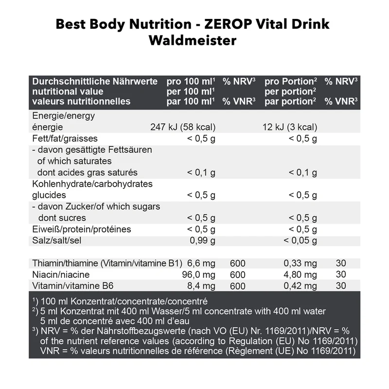 Vital Drink Zerop (1000ml)