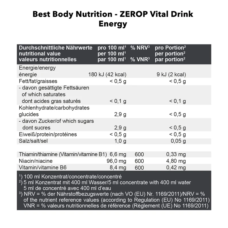 Vital Drink Zerop (1000ml)