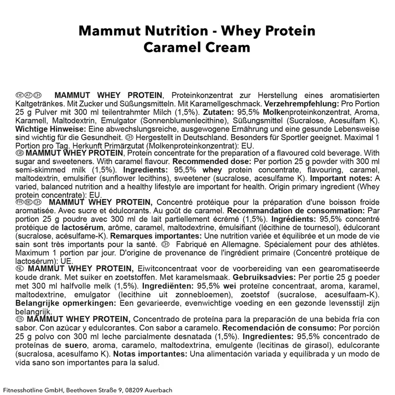 Mammut Whey Protein (1000g)