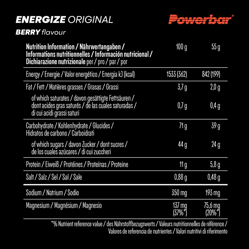 Energize Original Bar (15x55g)