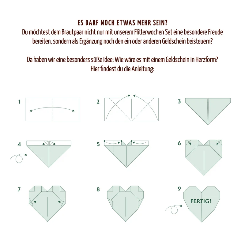 Traumhafte Flitterwochen Set